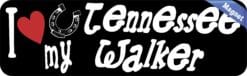 10in x 3in I Love My Tennessee Walker Magnet Car Door Magnetic Truck Magnets