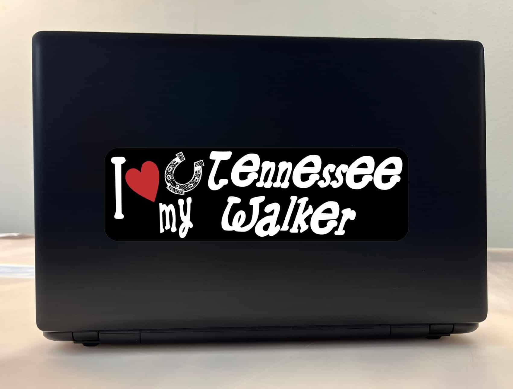 10in x 3in I Love My Tennessee Walker Bumper Sticker Vinyl Truck Window Decal