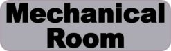 gray mechanical room sticker