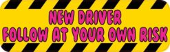 New Driver Bumper Sticker