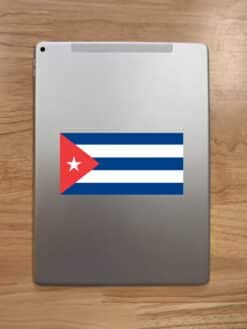 6 x 3 Cuban Flag Bumper Sticker Vinyl Truck Window Decal Stickers Decals