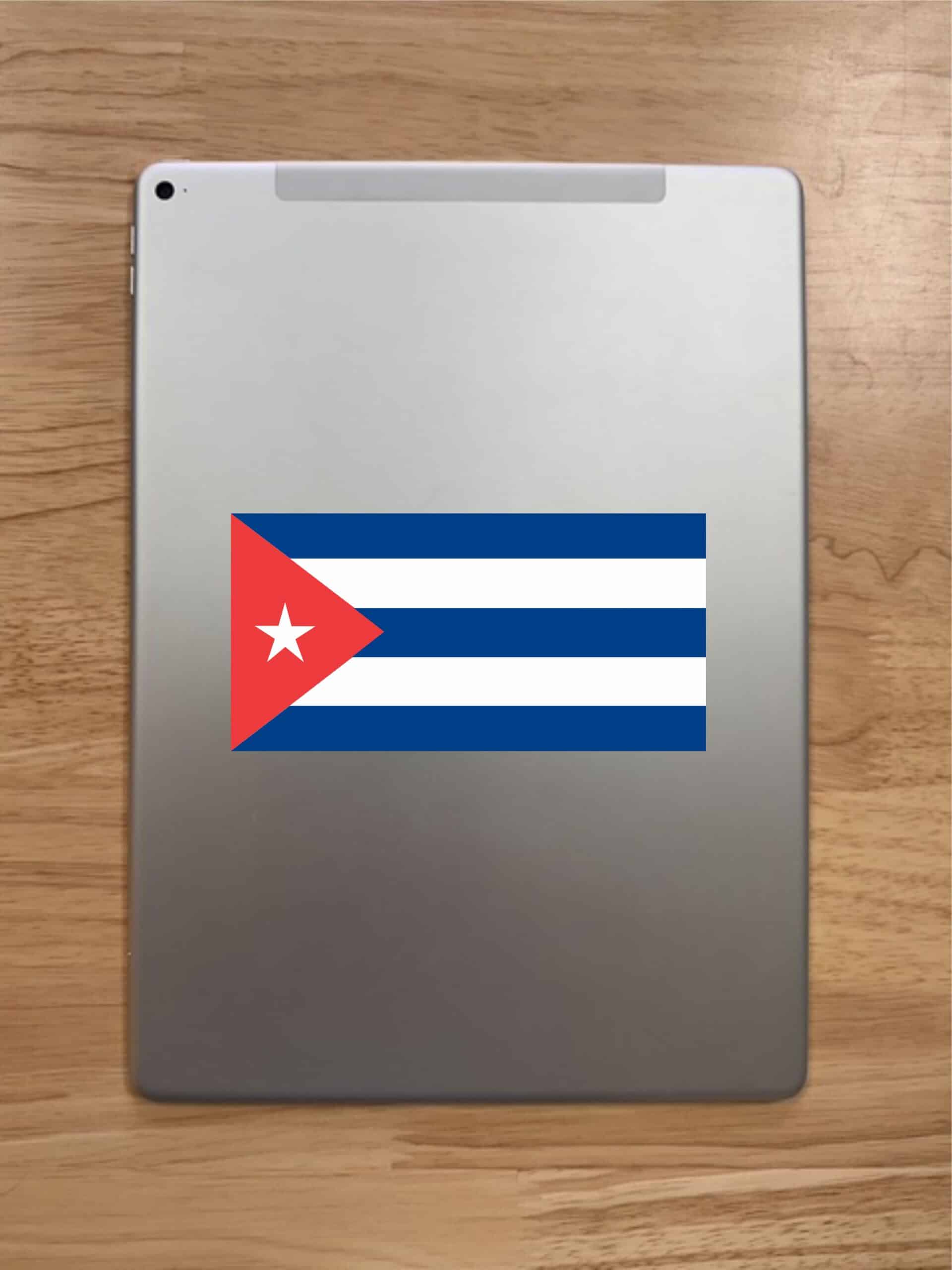6 x 3 Cuban Flag Bumper Sticker Vinyl Truck Window Decal Stickers Decals