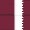 Qatar flag bumper sticker