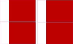 Dubai flag bumper sticker