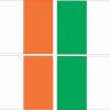 Irish flag bumper sticker