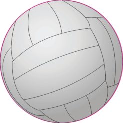 Volleyball Bumper Sticker