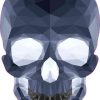 blue crystal skull bumper sticker
