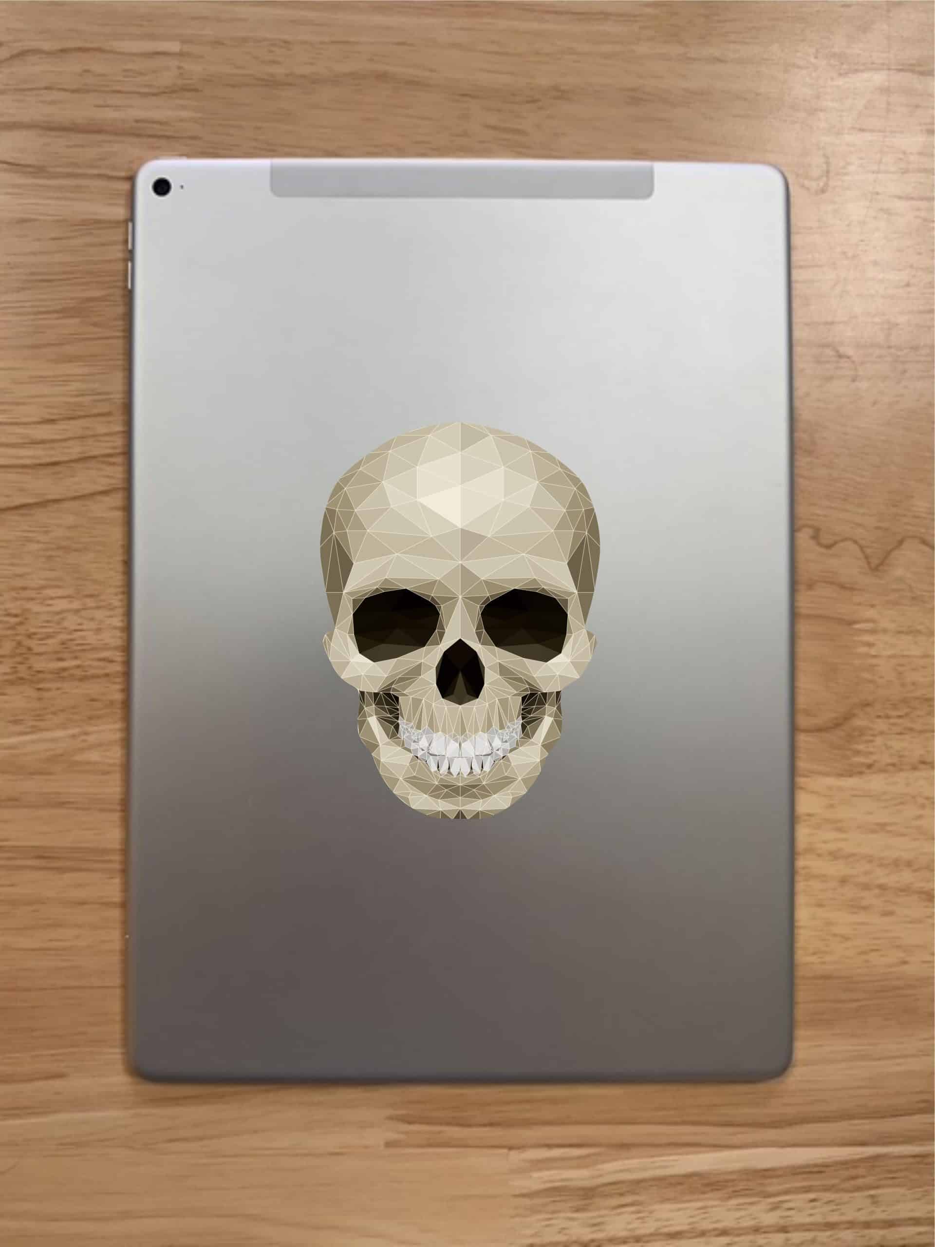 4in x 5in Mosaic Skull Bumper Sticker Vinyl Vehicle Decal Cup Stickers - Image 7