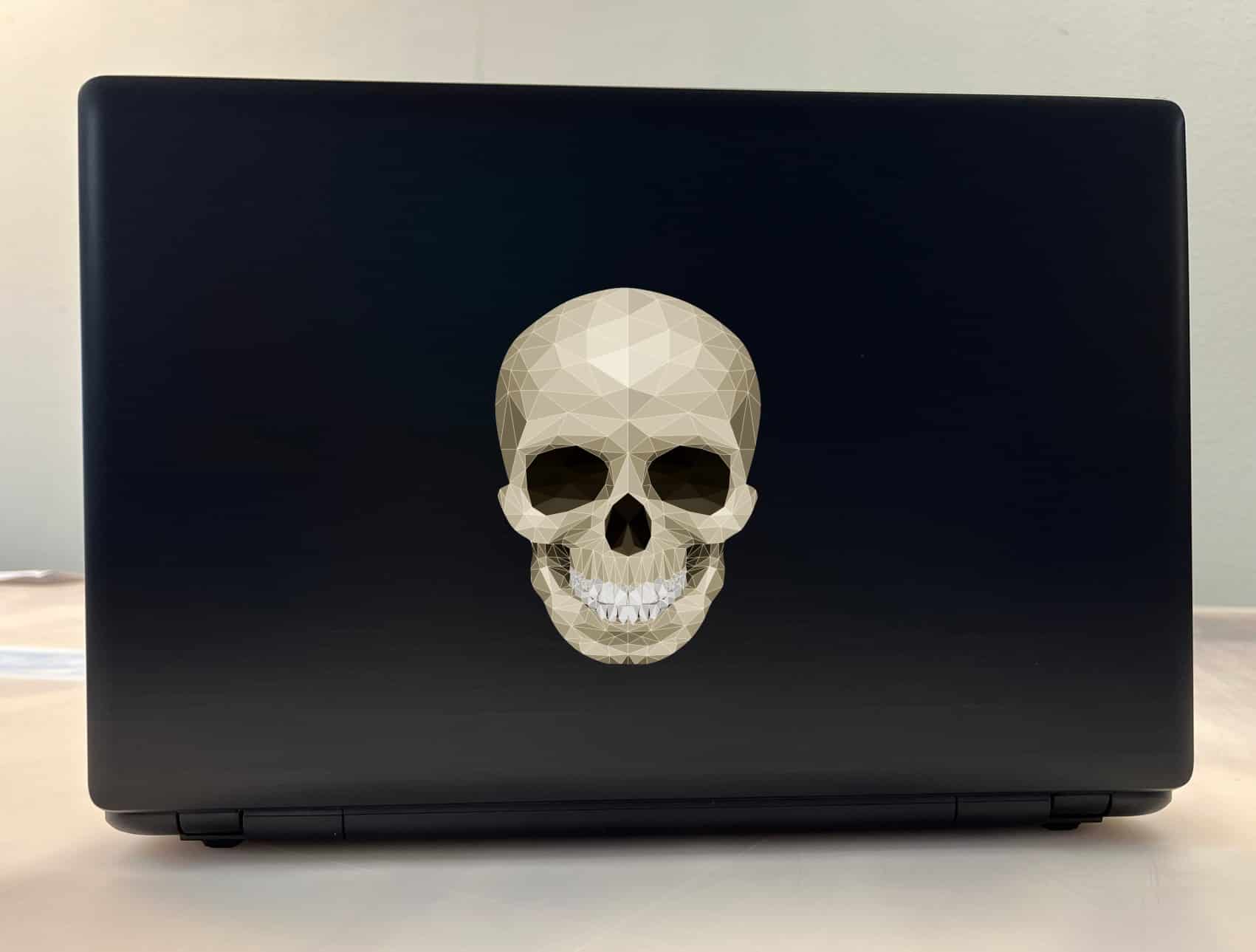 4in x 5in Mosaic Skull Bumper Sticker Vinyl Vehicle Decal Cup Stickers - Image 3