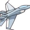 5in x 4in Military Airplane Bumper Sticker Decal Car Stickers Decals