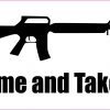 Come And Take It flag decal