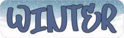 Winter Bumper Sticker