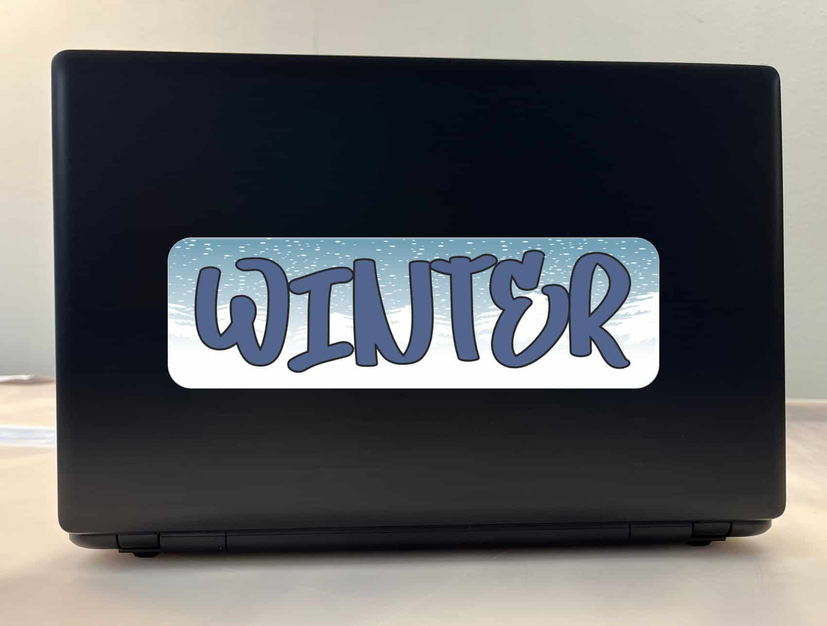 10in x 3in Snow Winter Bumper Sticker Vinyl Truck Window Decal Stickers