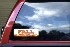 10in x 3in Fall Bumper Sticker Vinyl Truck Window Stickers Decal Decals