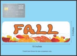 10in x 3in Fall Bumper Sticker Vinyl Truck Window Stickers Decal Decals