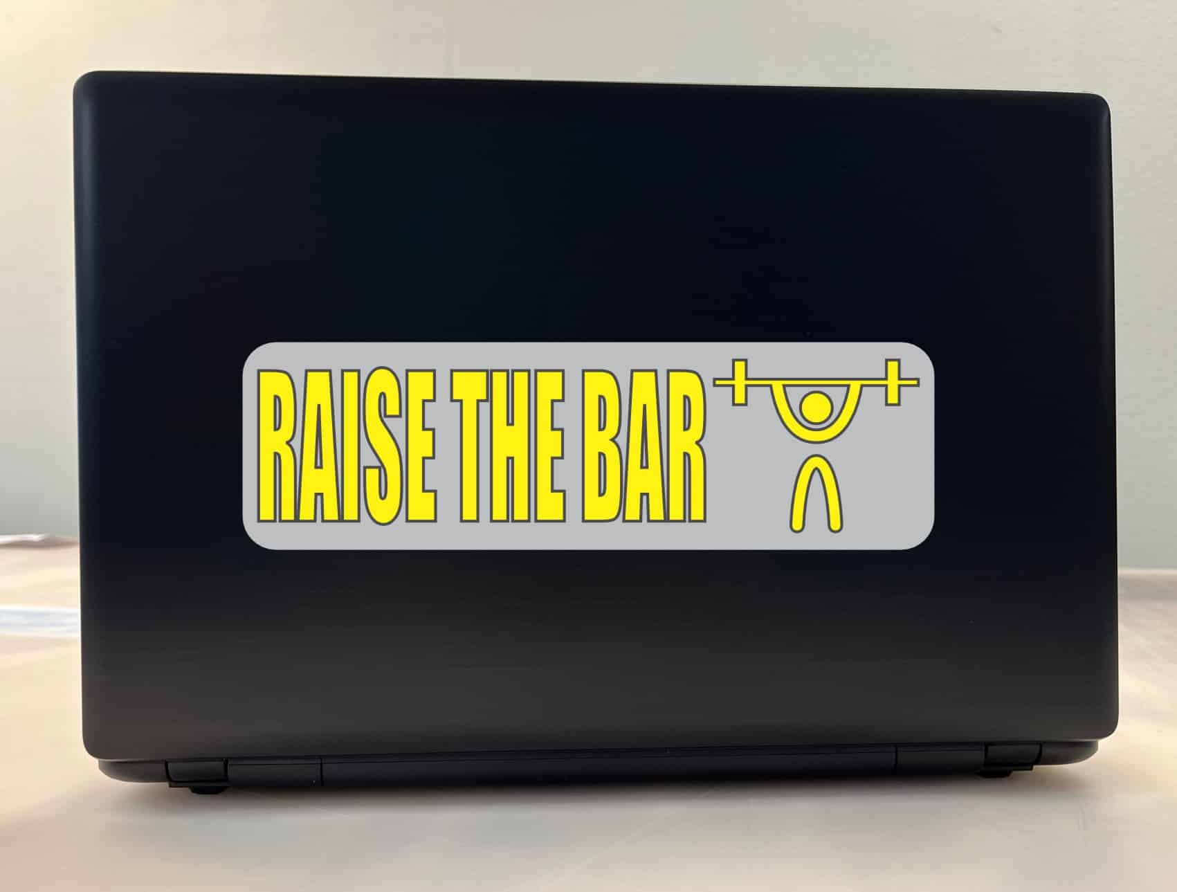 10in x 3in RAISE THE BAR Bumper Sticker Vinyl Window Stickers Window Decal - Image 3