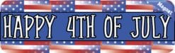 10in x 3in Happy 4th of July Magnet Door Magnetic Truck Magnets Car