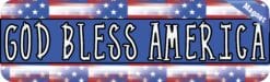 10in x 3in God Bless America Magnet Door Magnetic Truck Magnets