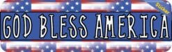 10in x 3in God Bless America Bumper Sticker Vinyl Truck Window C