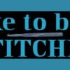 10in x 3in Blue I Like to Be in Stitches Magnet Car Door Magnetic Truck Magnets