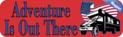 10in x 3in Adventure Is Out There Magnet Magnetic Truck  Car Magnets