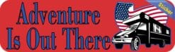 10in x 3in Adventure Is Out There Bumper Sticker Vinyl Car Decal Stickers