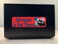 10in x 3in Adventure Is Out There Bumper Sticker Vinyl Car Decal Stickers
