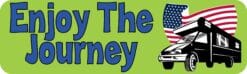 10in x 3in Enjoy The Journey Magnet Magnetic Truck  Car Magnets