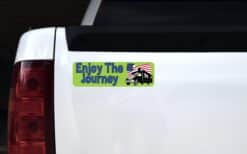 10in x 3in Enjoy The Journey Bumper Sticker Vinyl Car Decal Truck Stickers