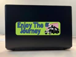 10in x 3in Enjoy The Journey Bumper Sticker Vinyl Car Decal Truck Stickers
