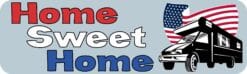 10in x 3in Home Sweet Home Bumper Sticker Vinyl Car Decal Truck Stickers