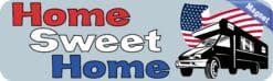 10in x 3in Home Sweet Home Magnet RV Magnetic Truck Car Magnets