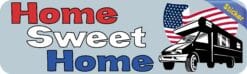 10in x 3in Home Sweet Home Bumper Sticker Vinyl Car Decal Truck Stickers