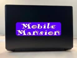 10in x 3in Mobile Mansion Bumper Sticker Vinyl Truck Window Decal Stickers
