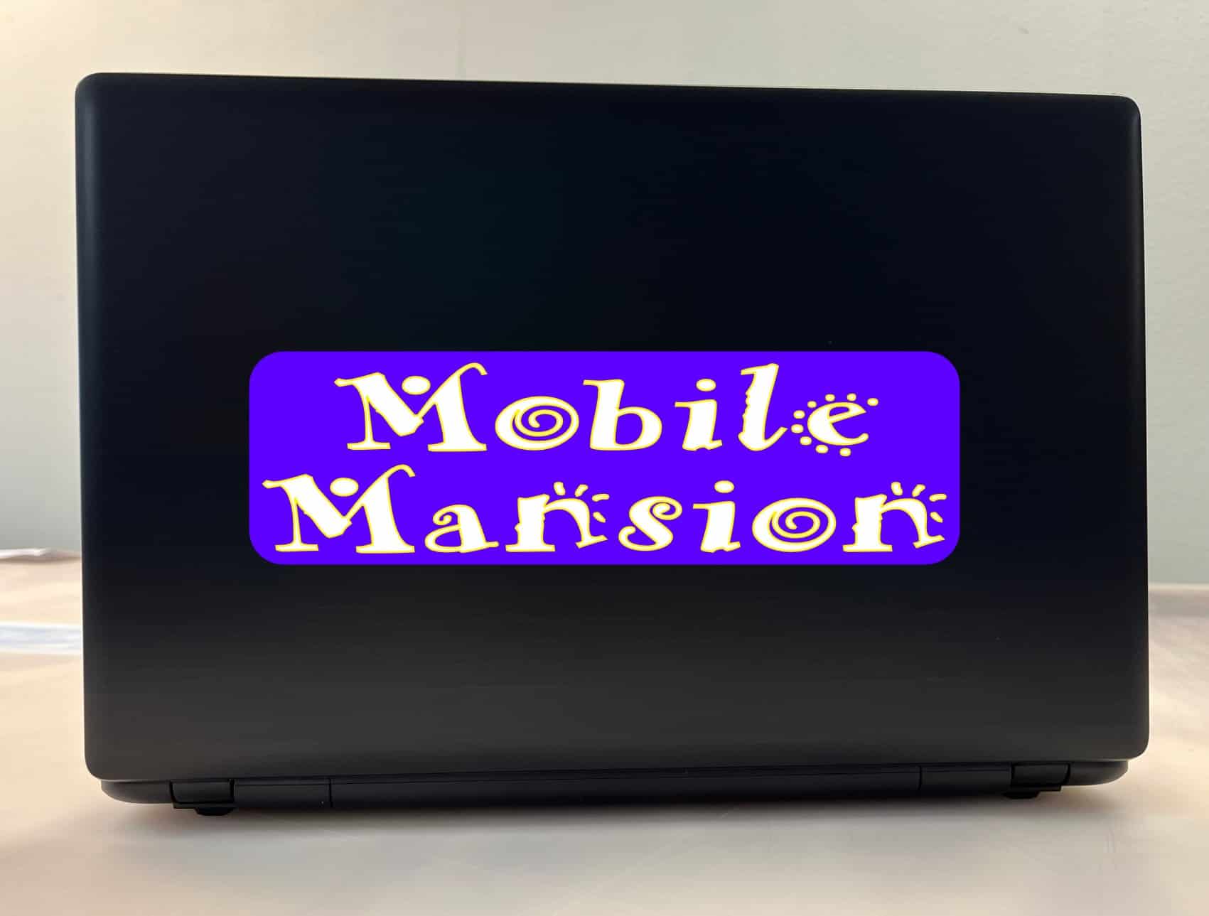10in x 3in Mobile Mansion Bumper Sticker Vinyl Truck Window Decal Stickers