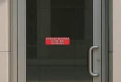 10in x 3in Emergency Responder Support Dog Sticker Window Bumper Decal