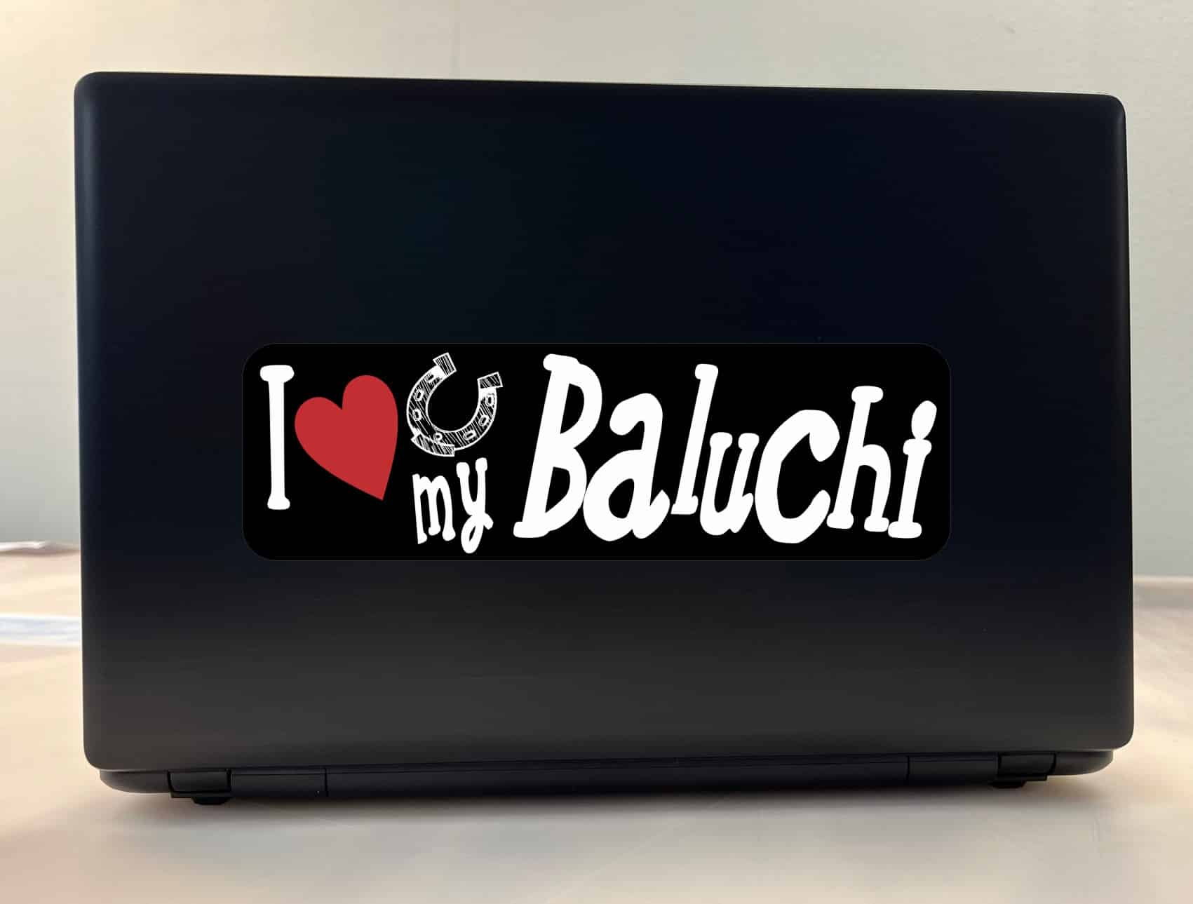 10in x 3in I Love My Baluchi Bumper Sticker Vinyl Stickers Car Decals
