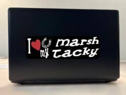 10in x 3in I Love My Marsh Tacky Bumper Sticker Vinyl Truck Window Decal Sign