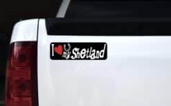 10in x 3in I Love My Shetland Magnet Vinyl Magnetic Sign Truck Pet Magnets