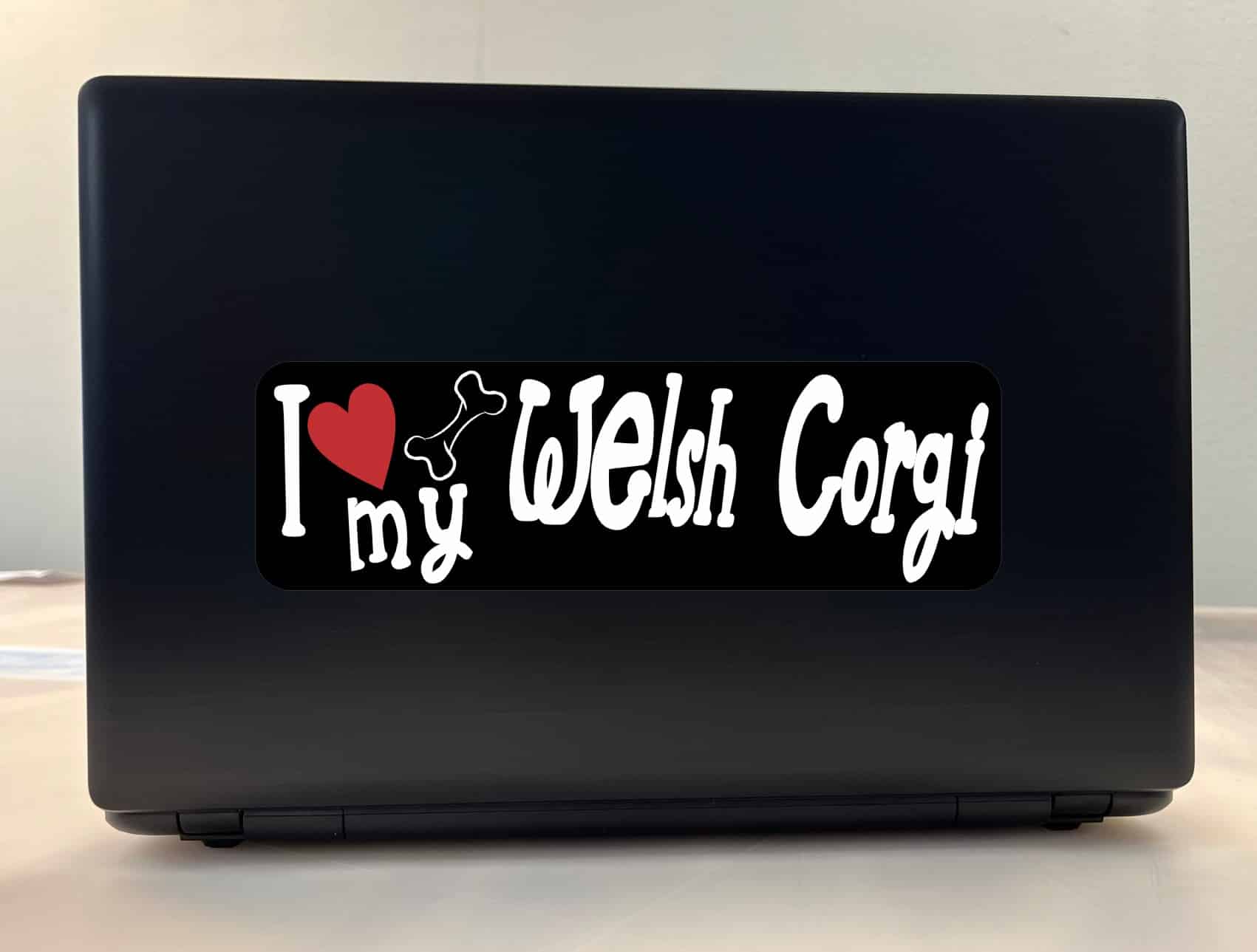 10in x 3in I Love My Welsh Corgi Bumper Sticker Vinyl Truck Window Decal