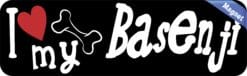 10in x 3in I Love My Basenji Magnet Car Door Magnetic Truck Magnets