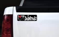 10in x 3in I Love My DoBerman Magnet Car Door Magnetic Truck Magnets