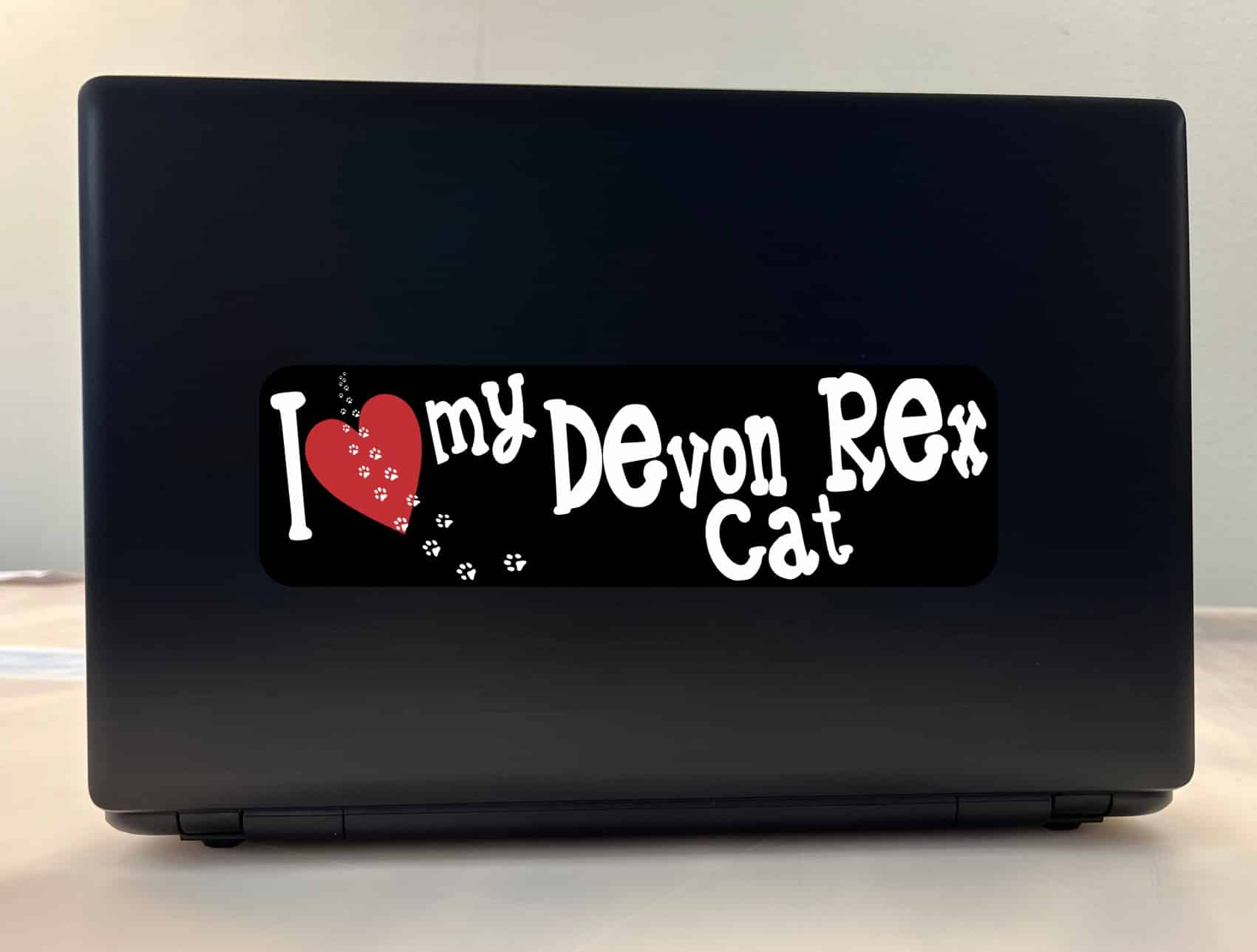 10in x 3in I Love My Devon Rex Cat Bumper Sticker Vinyl Window Pet Decal
