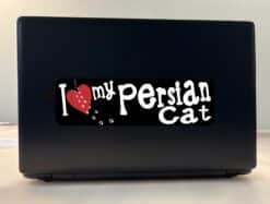 10in x 3in I Love My Persian Cat Bumper Sticker Vinyl Window Sign Decal