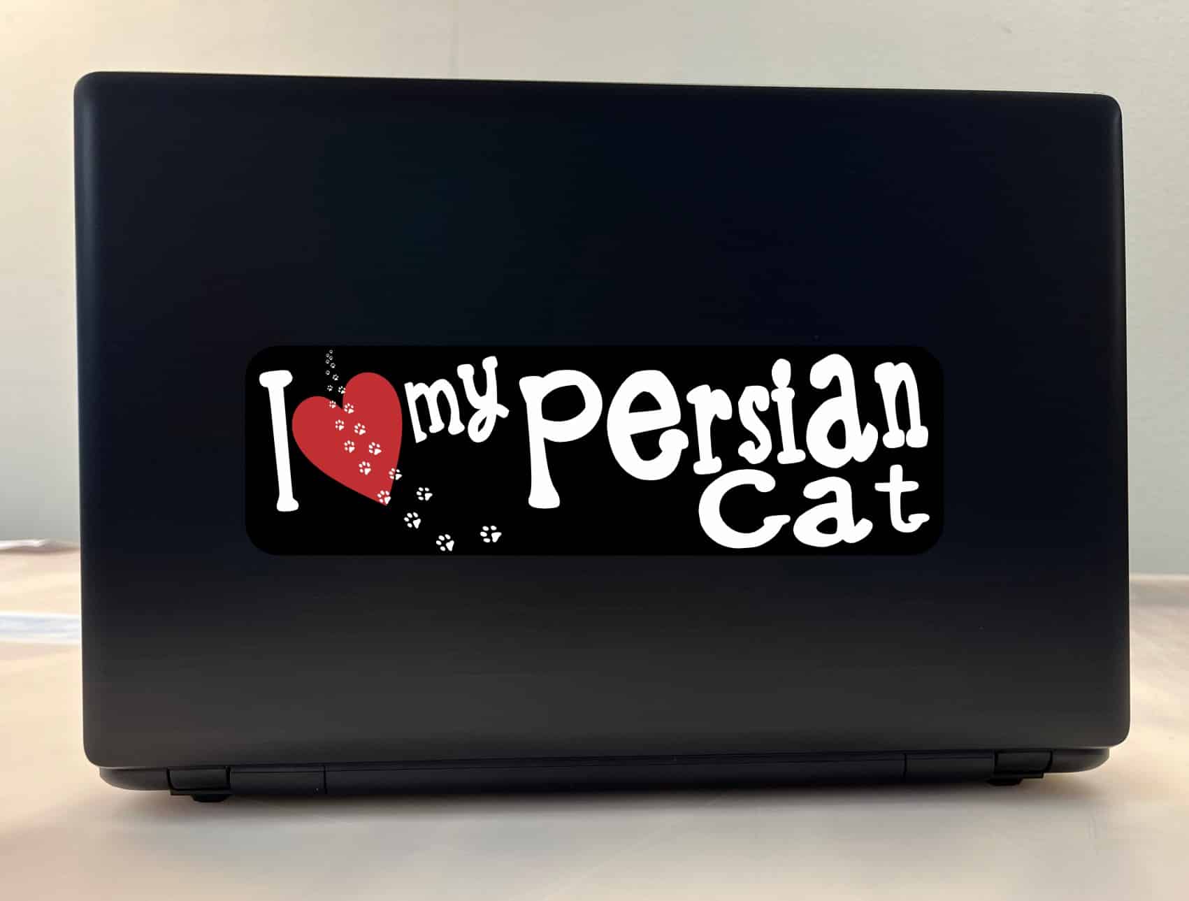 10in x 3in I Love My Persian Cat Bumper Sticker Vinyl Window Sign Decal