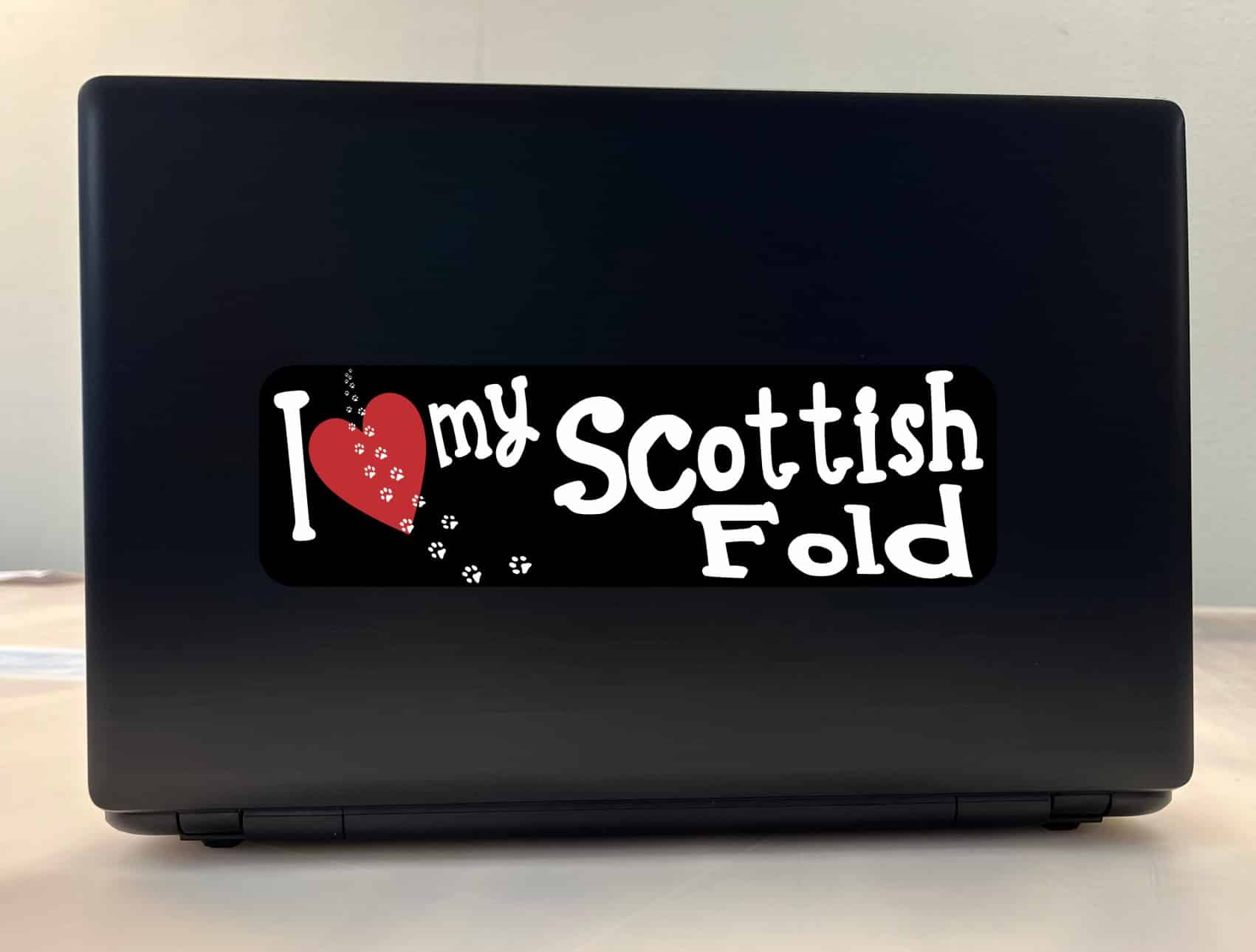 10in x 3in I Love My Scottish Fold Bumper Sticker Vinyl Truck Window Decal