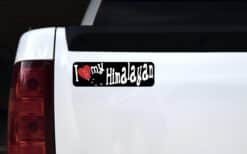 10in x 3in I Love My Himalayan Bumper Sticker Vinyl Truck Window Cat Decal