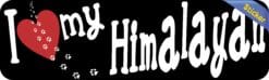 10in x 3in I Love My Himalayan Bumper Sticker Vinyl Truck Window Cat Decal