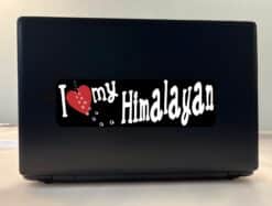 10in x 3in I Love My Himalayan Bumper Sticker Vinyl Truck Window Cat Decal