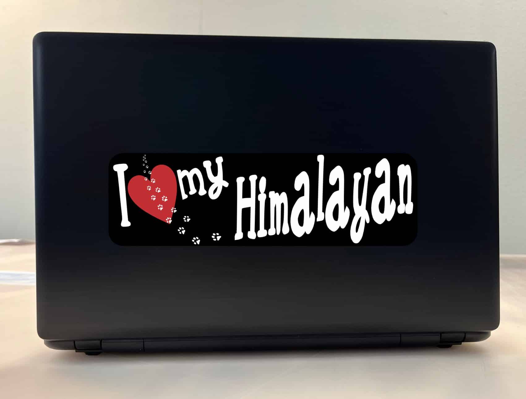 10in x 3in I Love My Himalayan Bumper Sticker Vinyl Truck Window Cat Decal